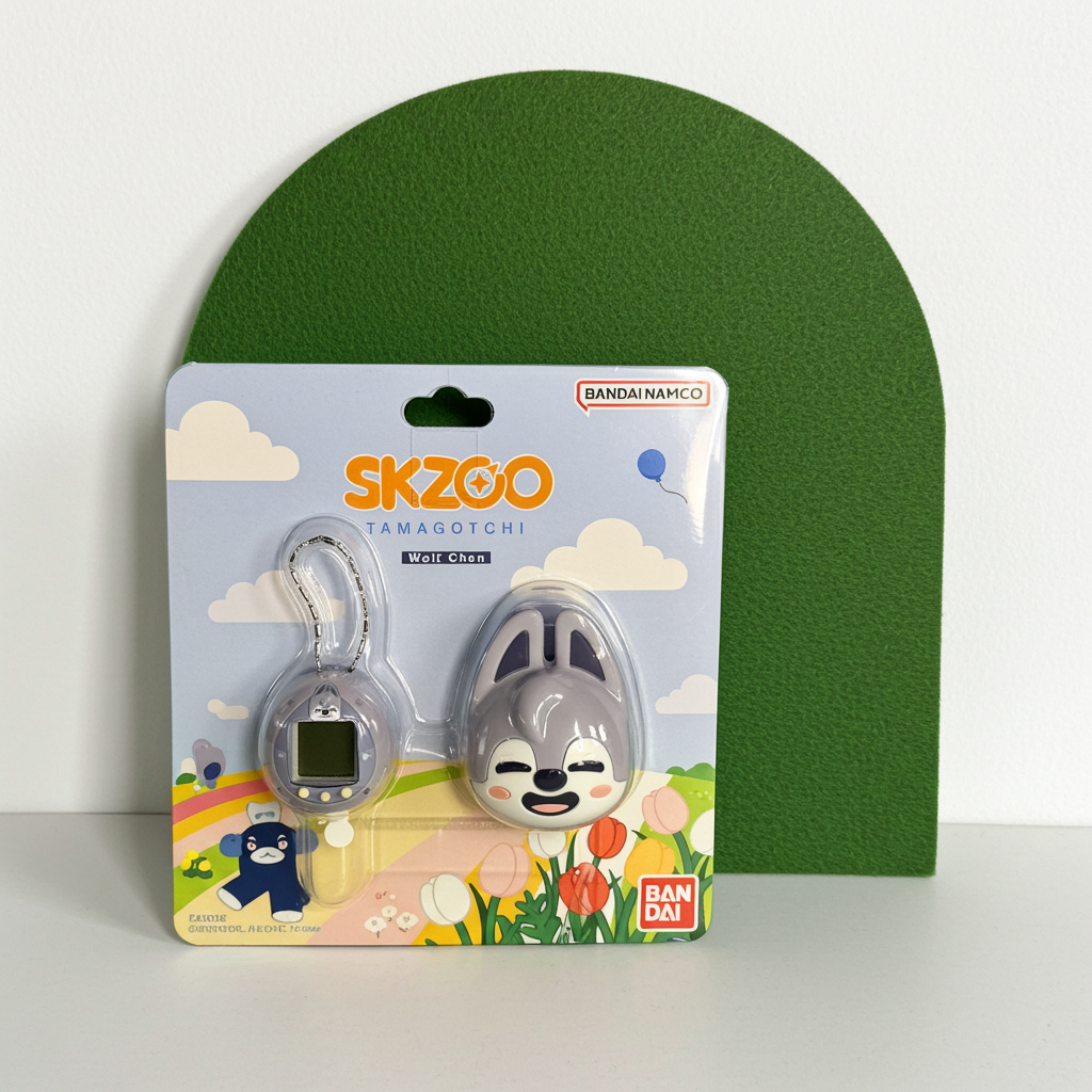 Stray Kids SKZOO Tamagotchi Wolf Chan official K-pop collectible