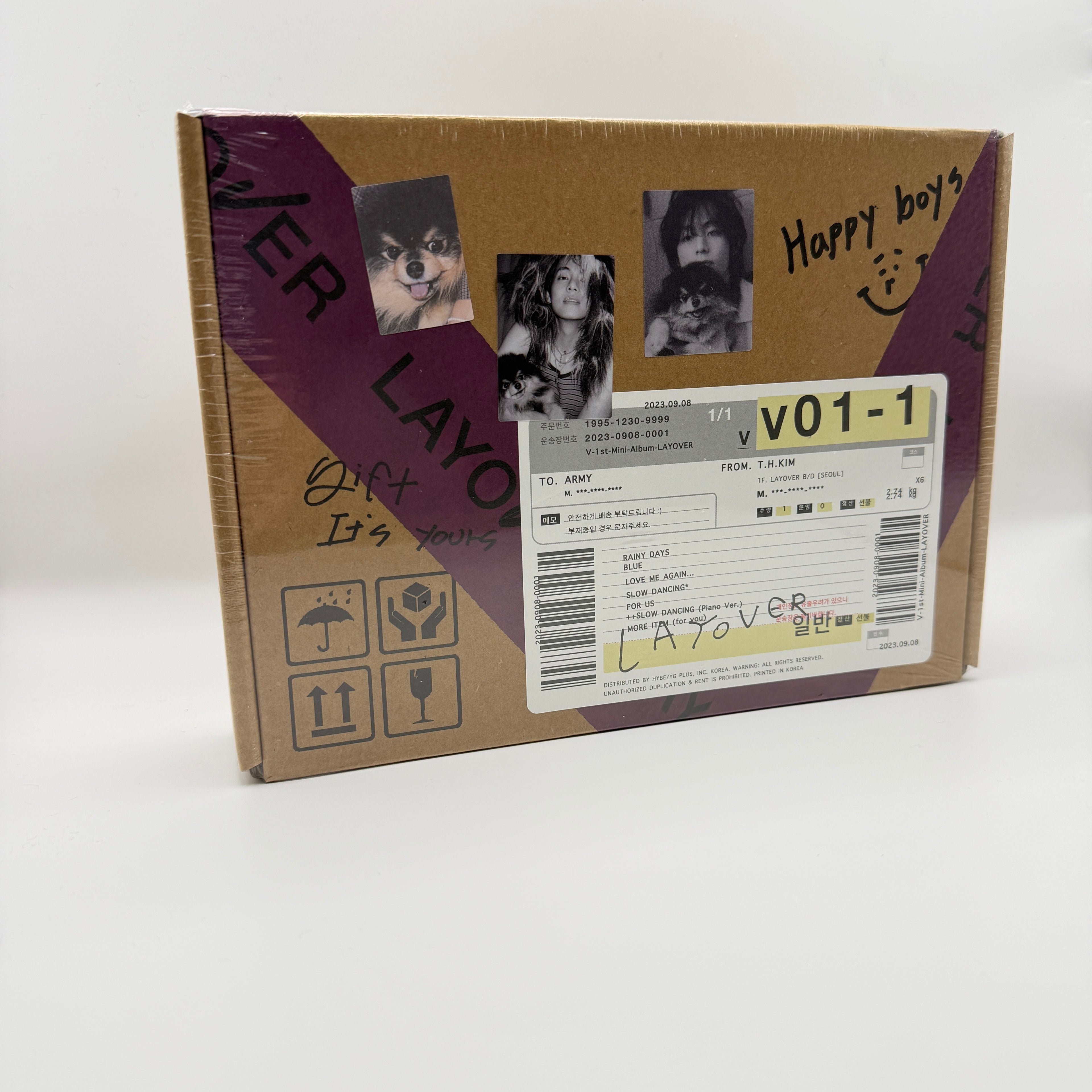 V Layover Solo Album CD Purple Ver.