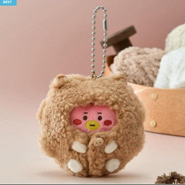 Porte-clés en peluche BT21 MADE BY RJ