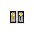 G-DRAGON Official Mini Light Keyring — yellow and black