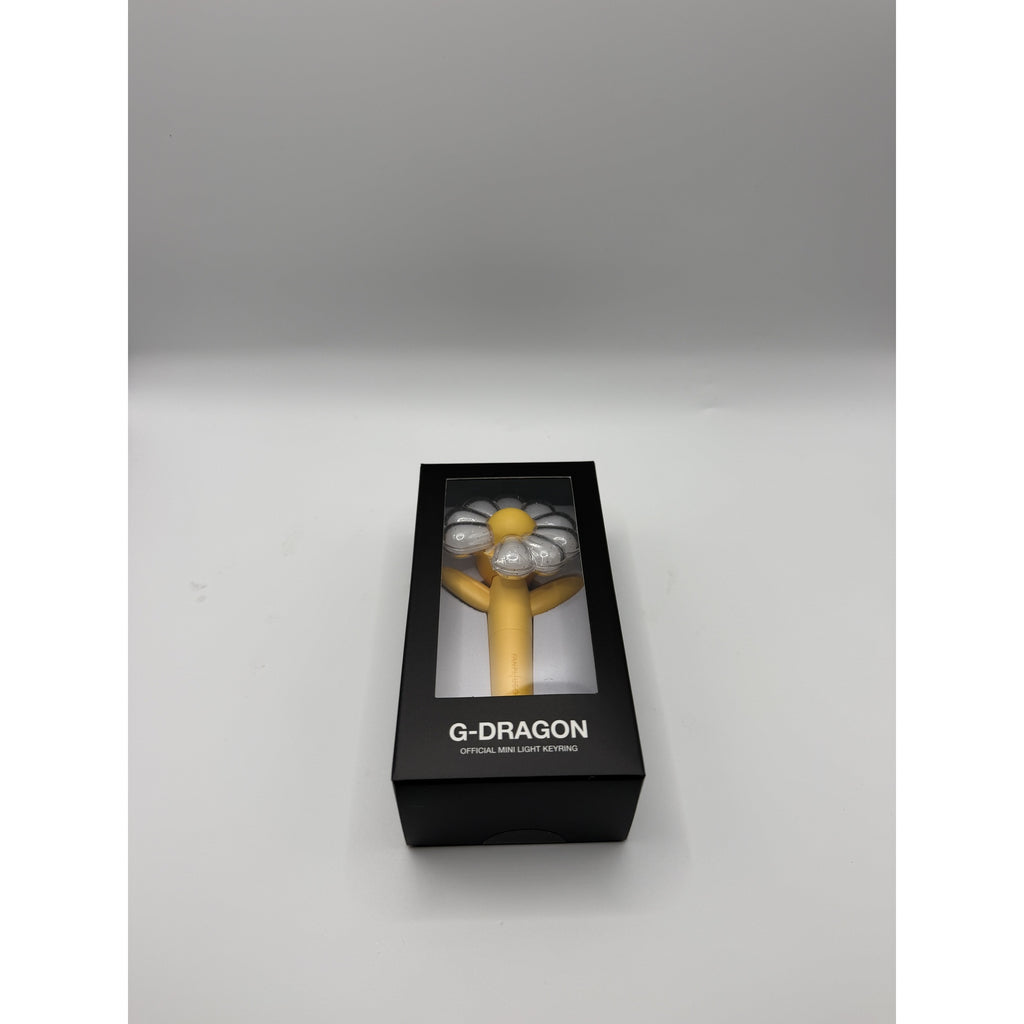 G-DRAGON Official Mini Light Keyring — yellow