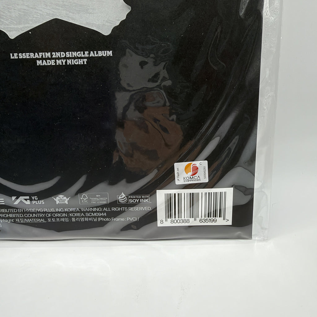 LE SSERAFIM Made My Night Album — back