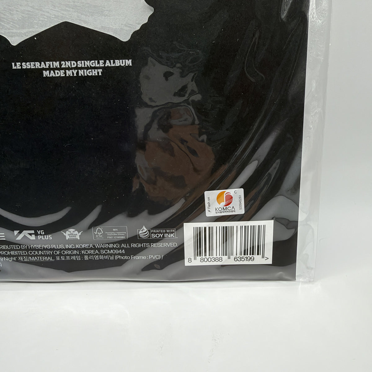 LE SSERAFIM Made My Night Album — back
