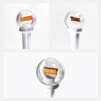 RIIZE Official Light Stick globe and orange logo – detail views