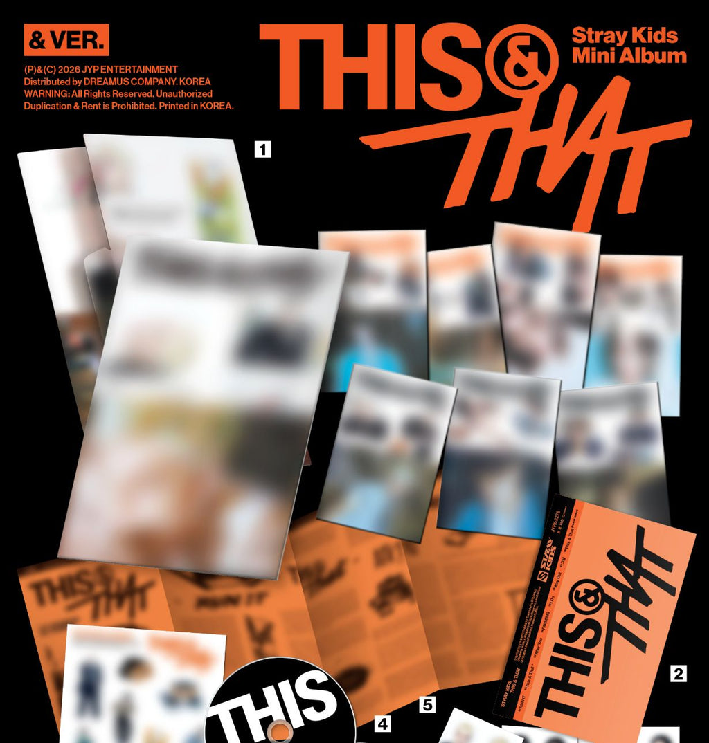 Stray Kids THIS & THAT & Ver. album inclusions